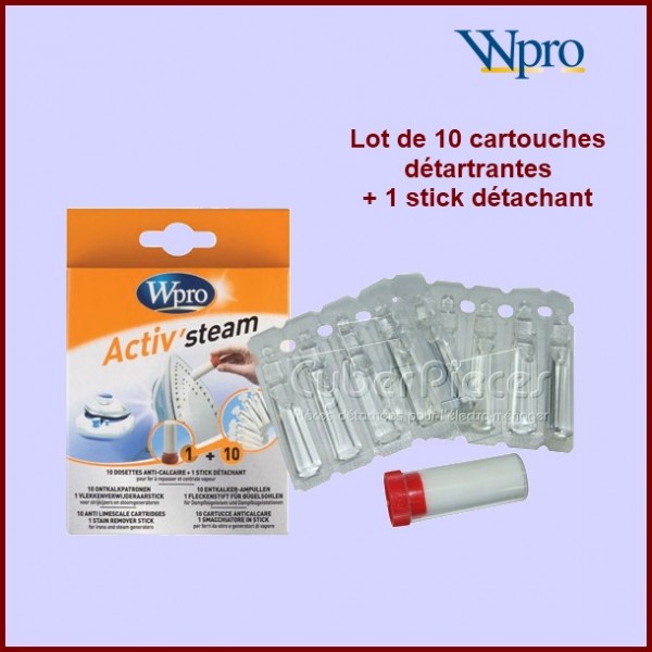 Anti Tartre 10 Dosettes + Stick détachant CYB-002080