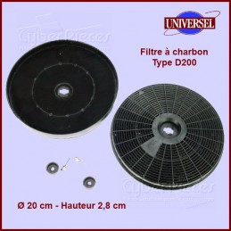 Filtre à charbon Type D200 CYB-331715