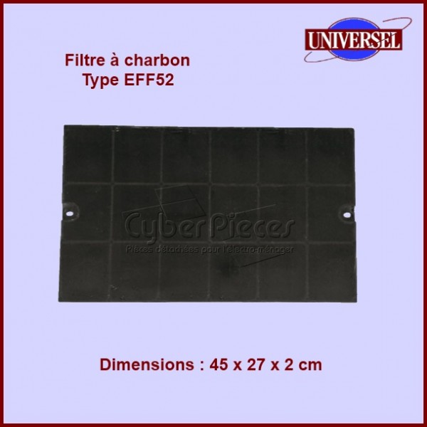 Filtre BRANDT FILTRE CHARBON MOUSSE 450 X 280 M/M