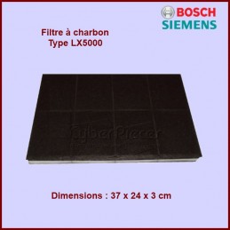 Filtre à charbon Type LX5000 Bosch 00460008 CYB-292207