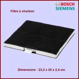Filtre à charbon DHZ5325 - CHF006 Bosch 11049701 CYB-302807
