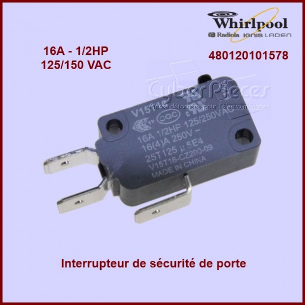 Interrupteur de sécurité de porte 480120101578 CYB-348164