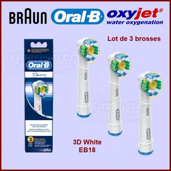 Brosse à dents 3D White - EB18- 64708760 CYB-156721