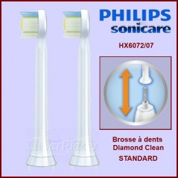 Brosses à dents Sonicare Diamond Clean Standard HX6062/07 CYB-370127