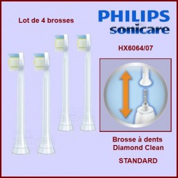 Brosses à dents Sonicare Diamond Clean Standard HX6064/07 CYB-059718