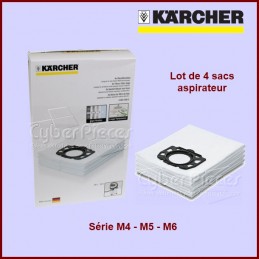 Sacs aspirateur KARCHER 28630060 (Lot de 4 filtres) CYB-215770
