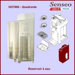 Decoratie ding Uitroepteken Reservoir à Eau Senseo Hd7860- Remplacé par le kit - Machine à dose...