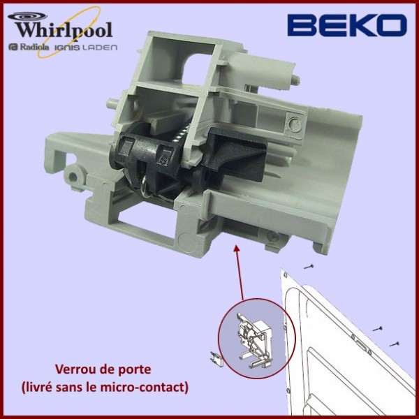 Sécurité de Porte Beko 1510600200 Sécurité de Porte Beko 1510600200