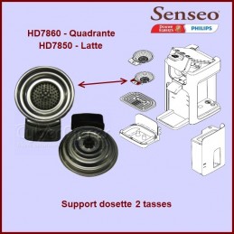 Support de filtre 2 tasses Senseo 422225944222 CYB-167062