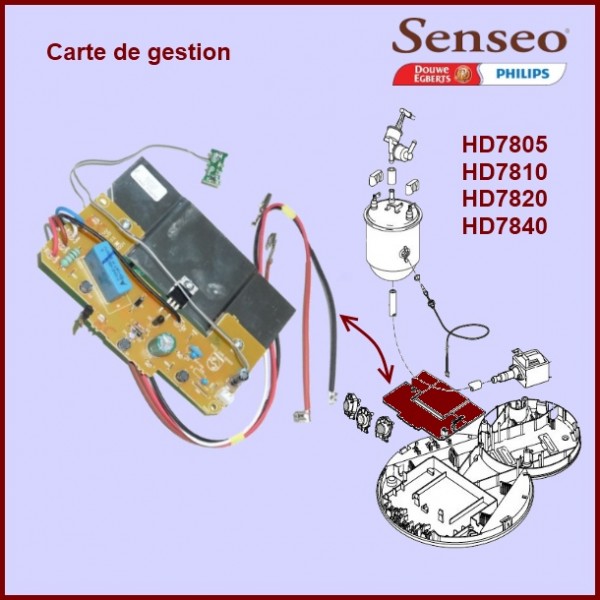 Socle de porte-dosette HD7009/00