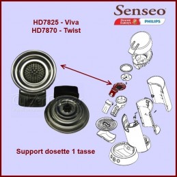 Support dosette 1 tasse CRP100/01 Senseo 422225944212 CYB-167055