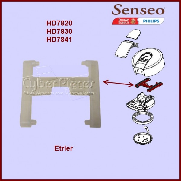 Étrier de couvercle Senseo - 422224741950 CYB-074506