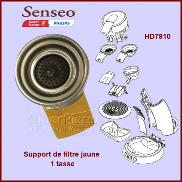 Support de filtre noir 1 tasse Senseo - 422225938970 - Machine à do