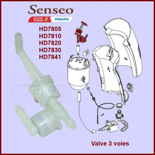 Valve 3 voies Senseo 422225959541 CYB-167123