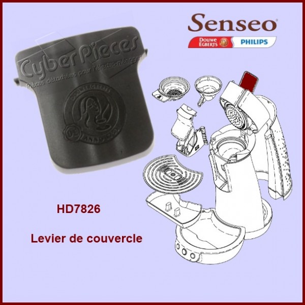 Levier de couvercle Senseo - 422224766131 - Machine à dosettes