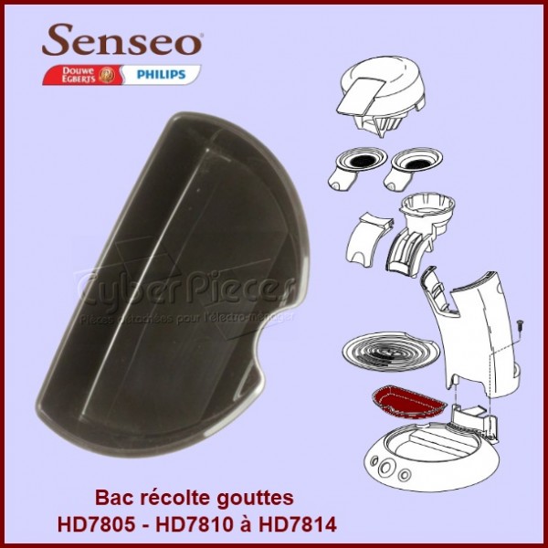 Bac récupérateur Senseo - 422224735790 - Machine à dosettes