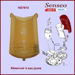 Réservoir jaune Senseo - 422225940400 CYB-075190
