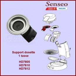 Support de filtre noir 1 tasse Senseo - 422225962781 CYB-166959