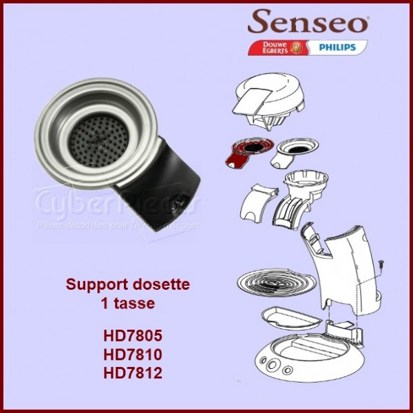 Support 1 Tasse 300004493701 Pour Cafetière - Expresso Broyeur Philips ,  Senseo Select - Accessoire petit déjeuner BUT