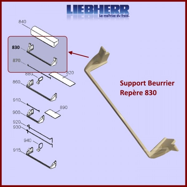 Support Balconnet Beurrier 7424270 CYB-370271