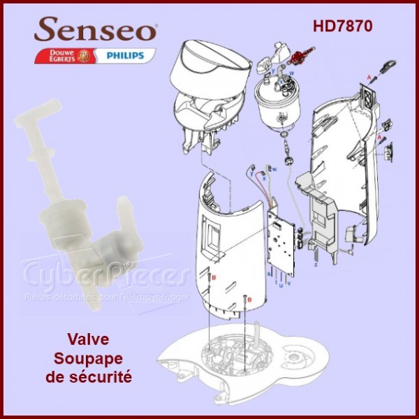 valve 3 voies Senseo - 422225954481***épuisé*** CYB-074698