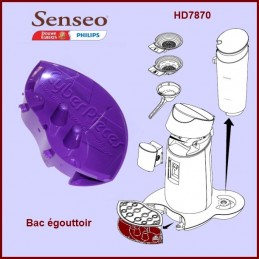 Bac égouttoir violet Senseo - 422224769971 CYB-074988