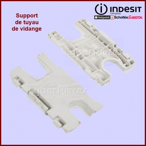 Support 45 / 60 cm du tuyau de vidange Indesit C00275963 CYB-047531