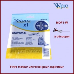 Filtre moteur universel 125x310mm CYB-109734