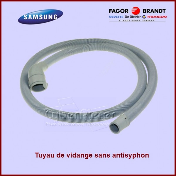 Tuyau de vidange coudé sans antisyphon 1,80m - Brandt 32X2029 CYB-148009