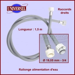 Prolongateur d'alimentation d'eau 1.50m - droit CYB-001601