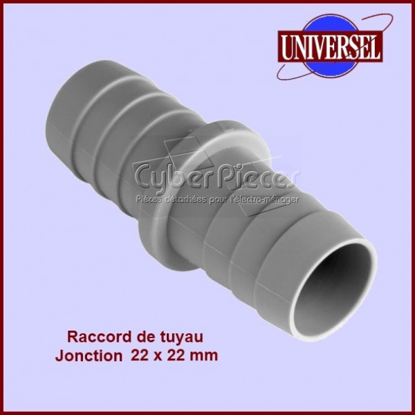 Jonction 22x22mm pour tuyau de vidange CYB-001717