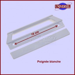 Poignée blanche Entraxe 160 mm universelle CYB-144605