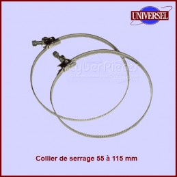 Lot de 2 colliers 55 à 115 mm CYB-001915