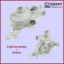 Capot de pompe de cyclage Indesit C00088889 CYB-323437