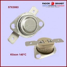 Thermostat klixon sèche linge GENERIQUE Thermostat 140° 57x3063 pour Seche- linge Brandt