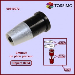 45 Injecteur avec Joint Torique 616231 pour Tassimo Bosch 00616231 pour TAS40 