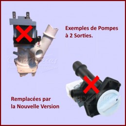 Pompe de vidange 3 Sorties Candy 49002228 CYB-000765