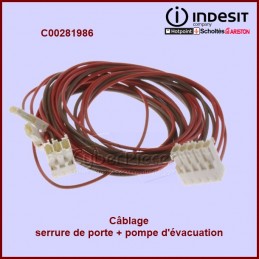 Câblage pour serrure de porte et pompe de vidange C00281986 CYB-019552