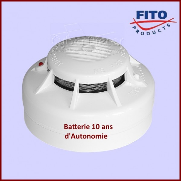 Détecteur de fumée batterie 10 ANS CYB-029919