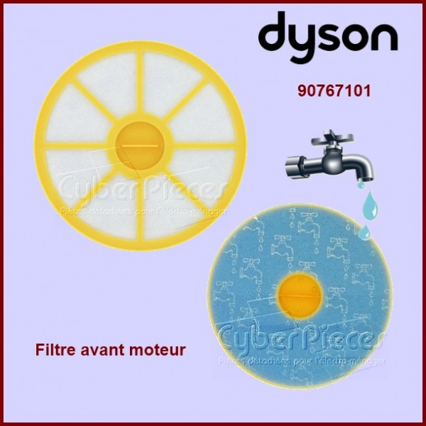 Laver le filtre Dyson V6, V7, V8, DC58, DC59, DC61, DC62 