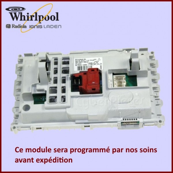 Carte électronique de Puissance Whirlpool 481010438418 GA-264686