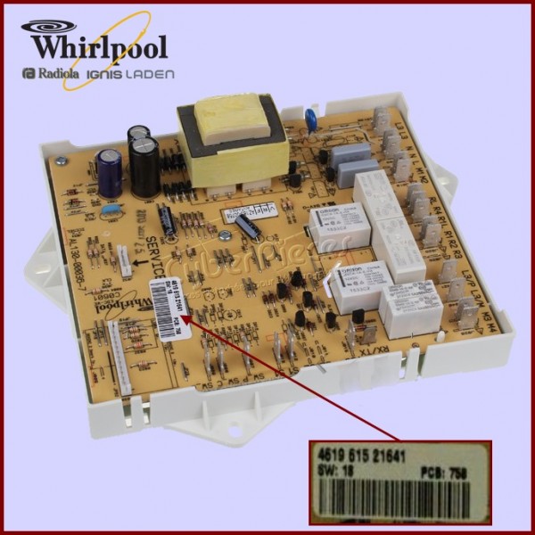 Carte électronique de puissance Whirlpool 480131000045 CYB-176804