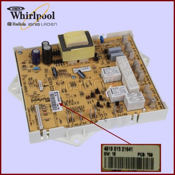 Carte électronique de puissance Whirlpool 480131000045 Carte électronique de puissance Whirlpool 480131000045