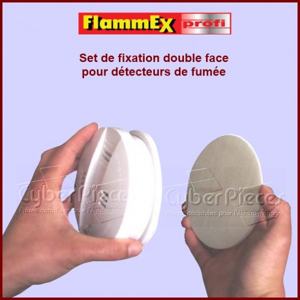 Fixation double face Ø 72 mm pour détecteurs de fumée CYB-110556