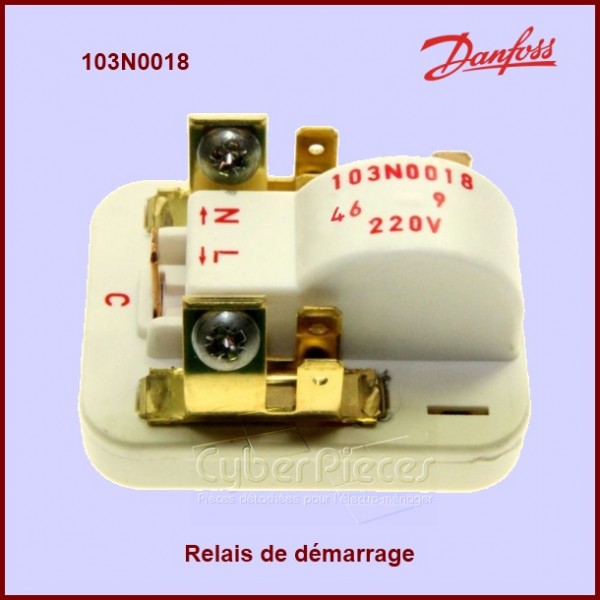 Relais de démarrage Danfoss 103N0018 CYB-141789