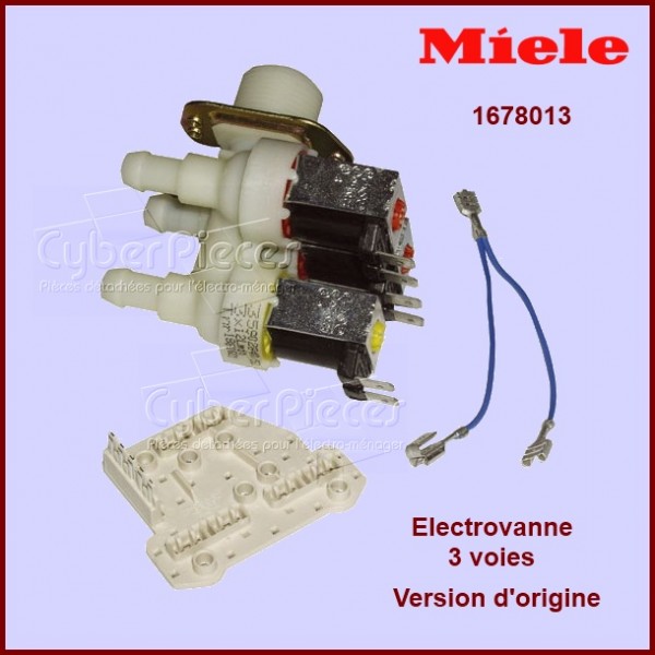 Electro-vanne Triple 90° Diam.12 version d'origine Miele 1678013