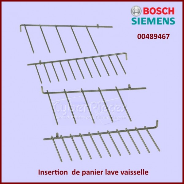 Insertion panier lave vaisselle Bosch 00489467 CYB-293945