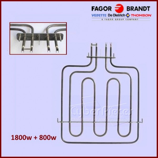 Resistance Voute/grill 74X2398 Brandt CYB-097482