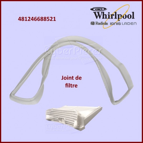 Joint De Filtre Whirlpool 481246688521 CYB-083638