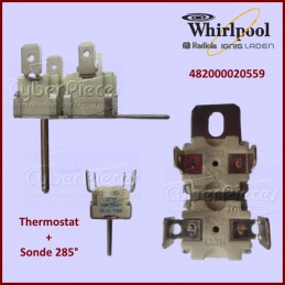 THERMOSTAT DE FOUR 285° WHIRLPOOL